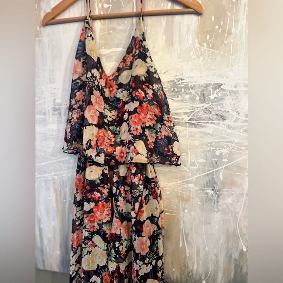 High low floral maxi dress - Picture 3 of 3